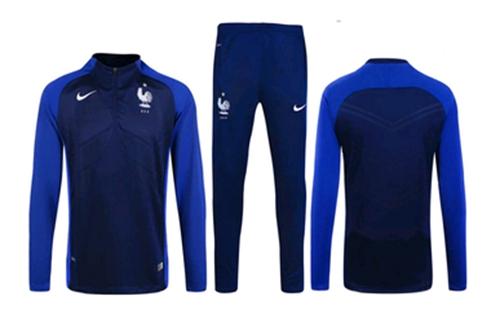 France Blue Soccer Suit